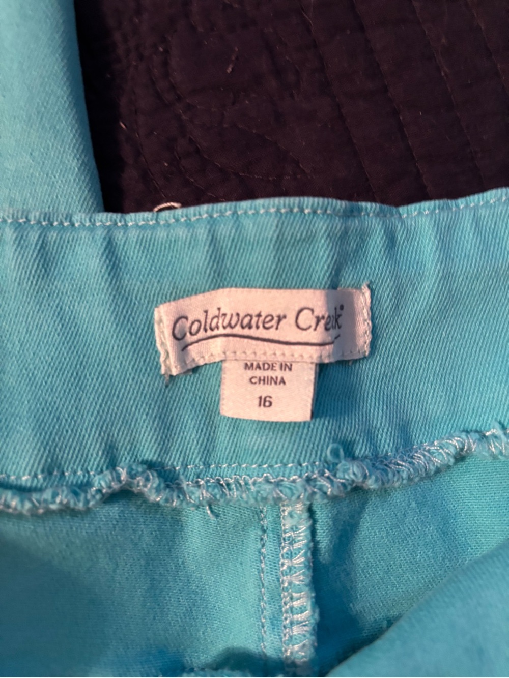 Coldwater Creek Straight Leg Jeans Embroidered Trim - Picture 3 of 3